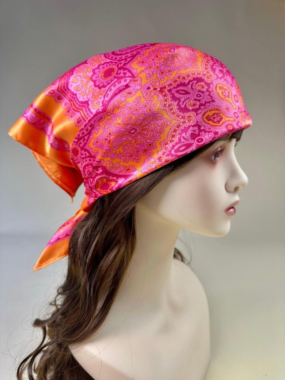 Paisley Floral Square Scarf
